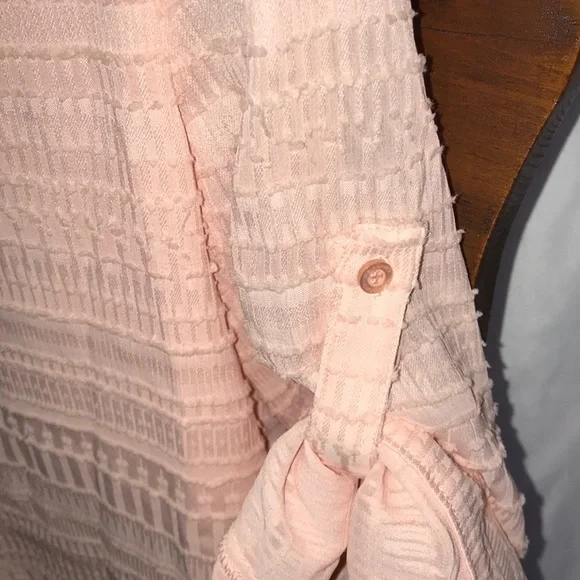 Calvin Klein Tunic Top, Button Sleeves - Picture 2 of 4